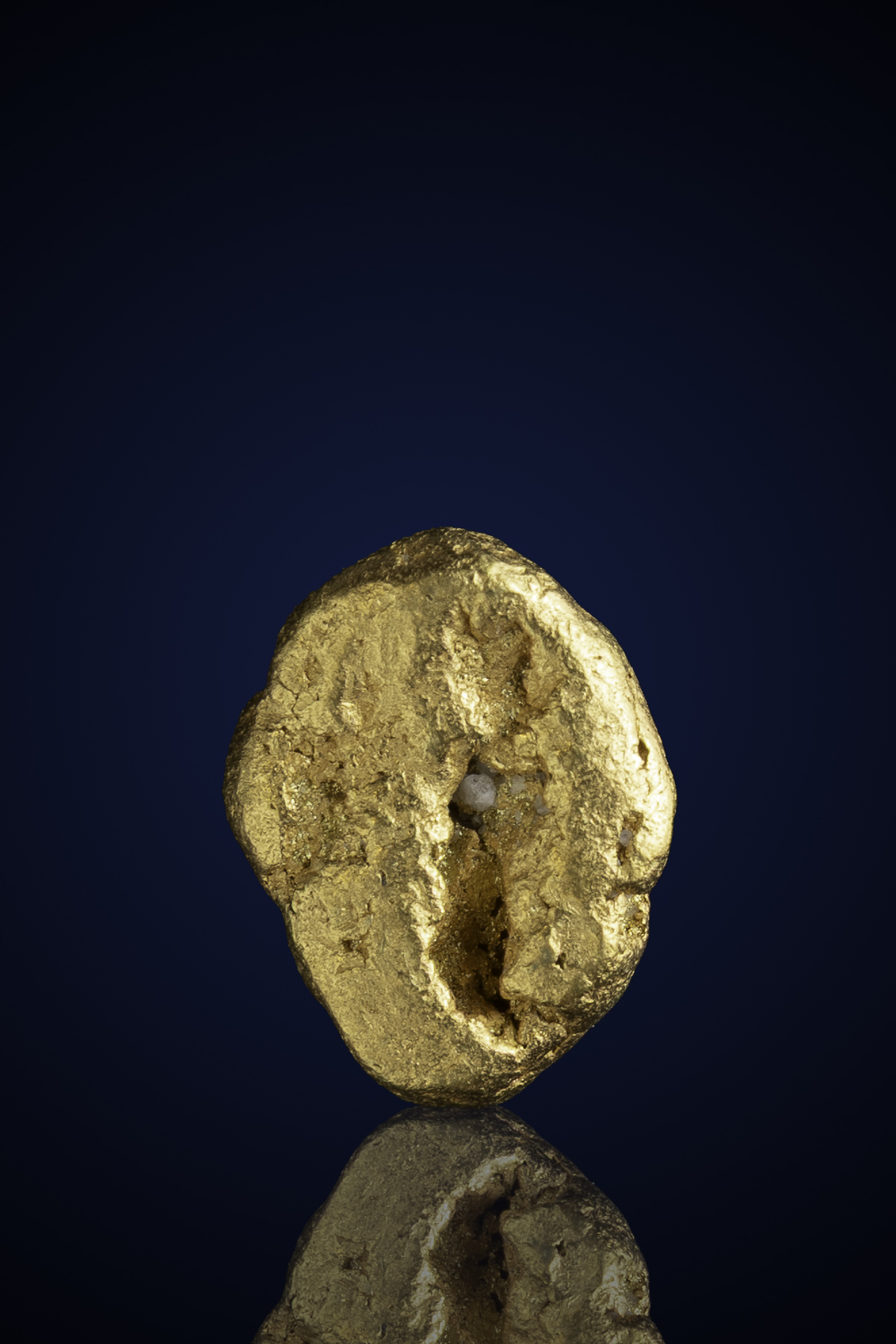 Remarkable, Unique Natural Gold Nugget - CA - 3.45 grams (image for) Remarkable, Unique Natural Gold Nugget - CA - 3.45 grams